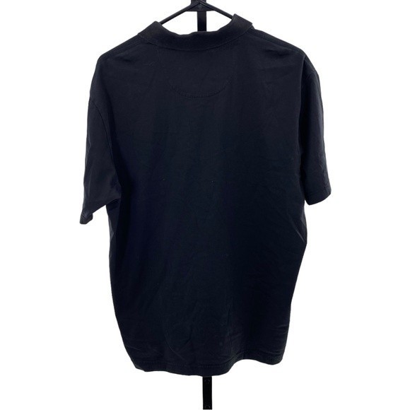 Daniel Cremieux Black Mercerized Cotton Polo Short‎ Mens M - Picture 3 of 3